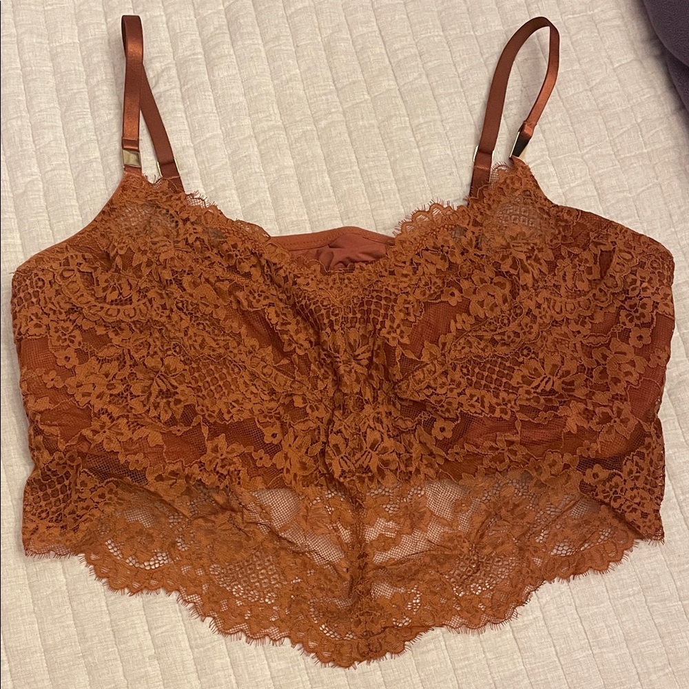 Aerie Lace corset in color western sky